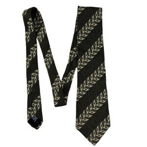 Boss Hugo Boss Mens Necktie Tie 100% Silk Multicolor Floral Print Made in Italy